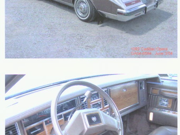 1982 Cadillac Opera Seville 4D