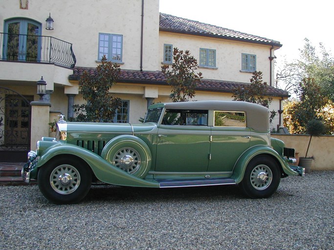 1933 Pierce-Arrow Twelve Convertible Sedan
