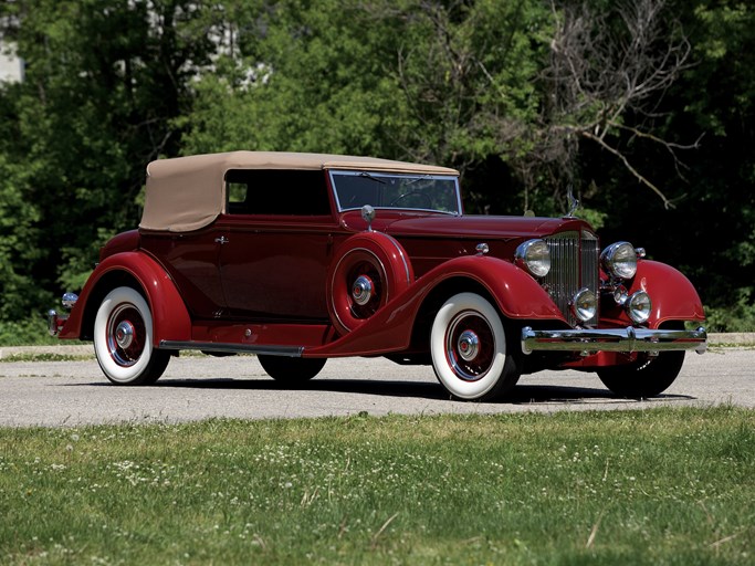 1934 Packard Model 1104 Super Eight Convertible Victoria