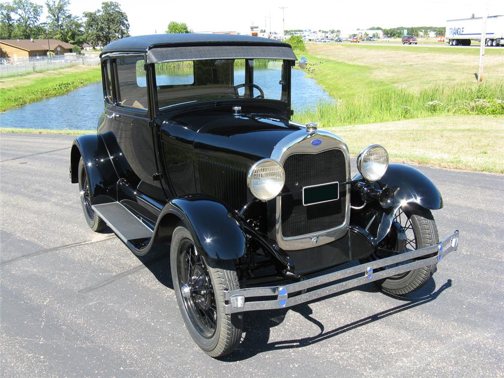1929 FORD MODEL A 5 WINDOW STANDARD COUPE