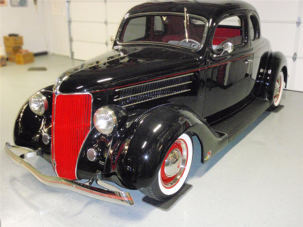 1936 FORD 5 WINDOW STREET ROD COUPE