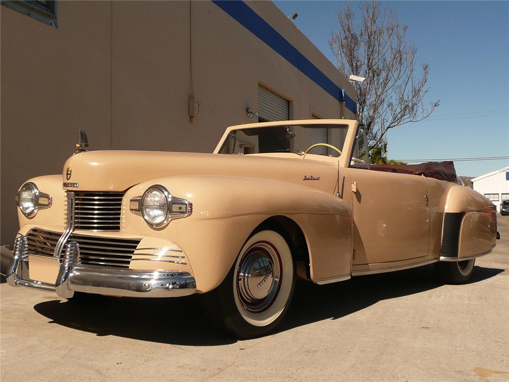 1942 LINCOLN CONTINENTAL CONVERTIBLE