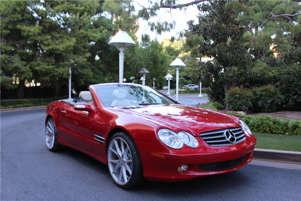 2004 MERCEDES-BENZ SL500 CONVERTIBLE