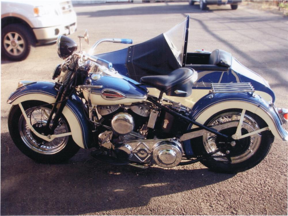 1941 HARLEY-DAVIDSON MOTORCYCLE W/SIDECAR