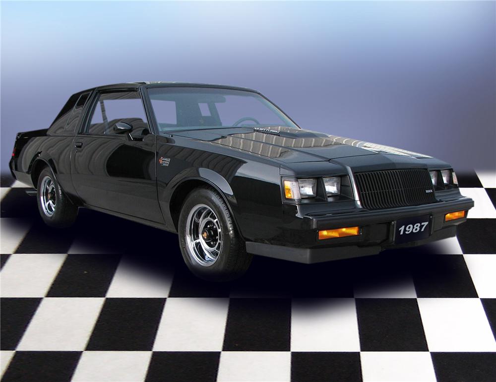 1987 BUICK REGAL GRAND NATIONAL T-TOP COUPE