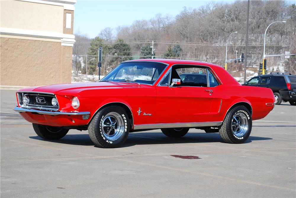 1968 FORD MUSTANG GT RE-CREATION 2 DOOR COUPE