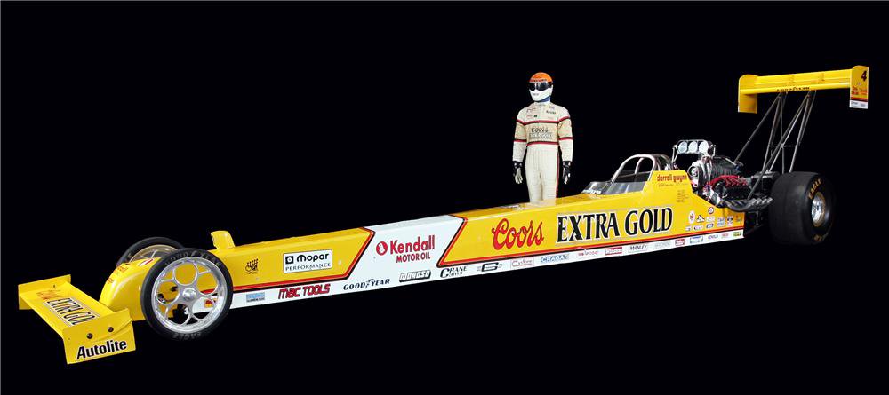 1990 COORS EXTRA GOLD TOP FUEL DRAGSTER REPLICA