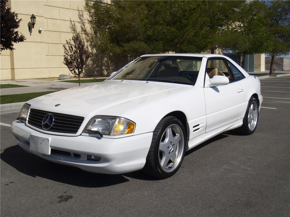 2001 MERCEDES-BENZ SL500 CONVERTIBLE