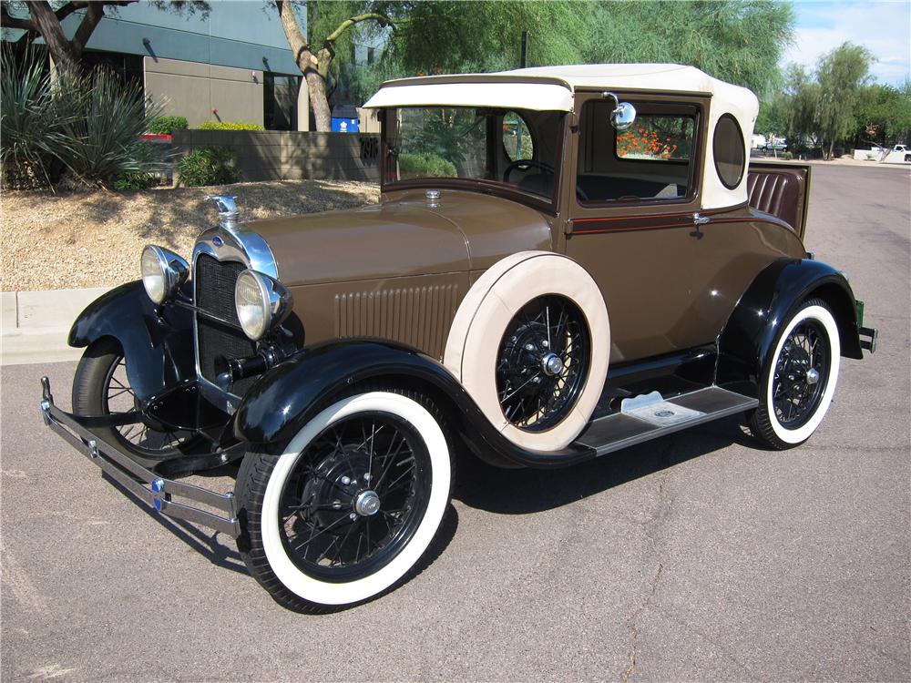 1929 FORD MODEL A OVAL WINDOW BUSINESS COUPE