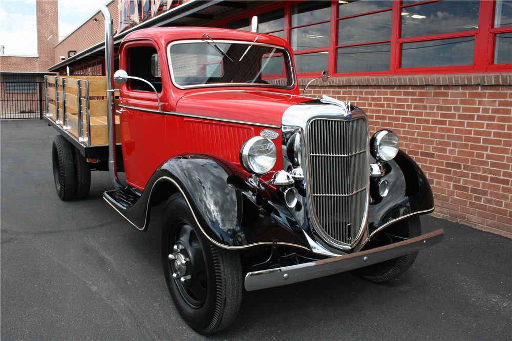 1936 FORD 1-1/2-TON STAKE BED TRUCK