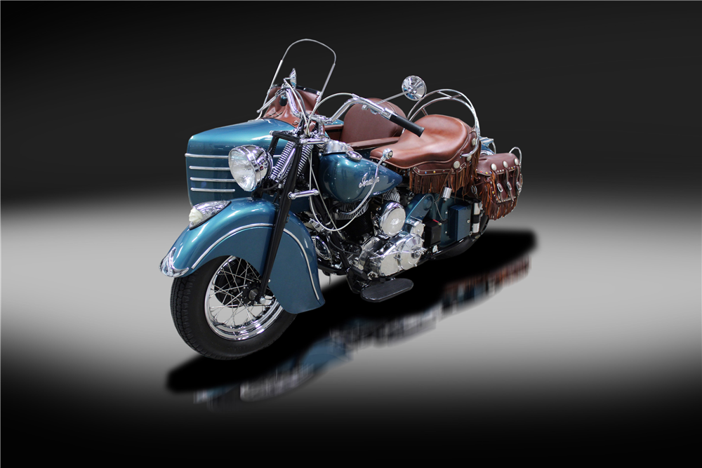 1947 INDIAN CHIEF MOTORCYCLE WITH SIDECAR