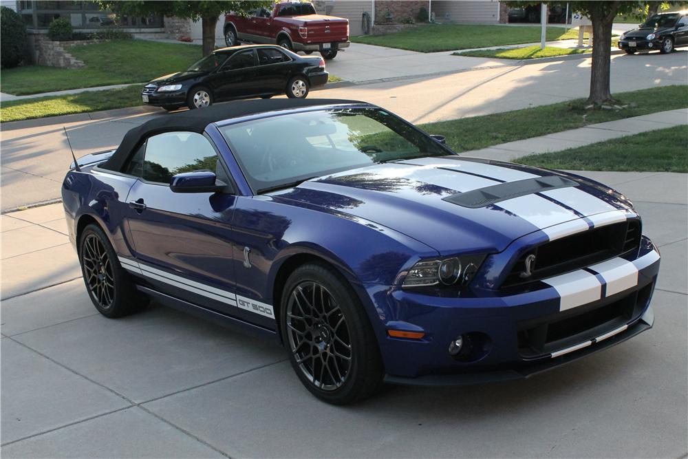 2013 SHELBY GT500 CONVERTIBLE