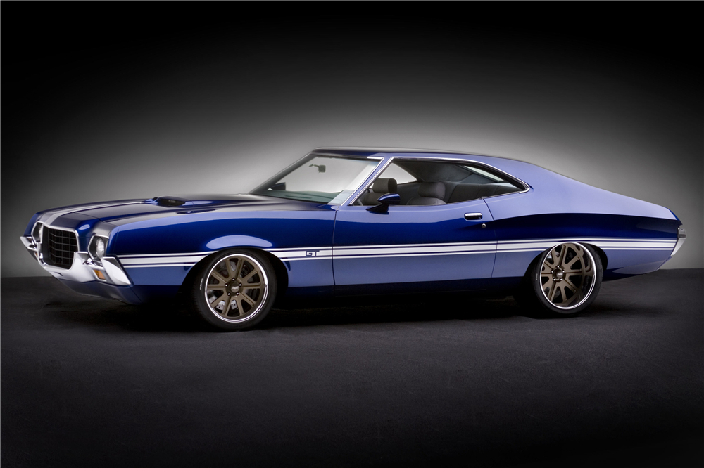 1972 FORD TORINO GT CUSTOM SPORTSROOF COUPE