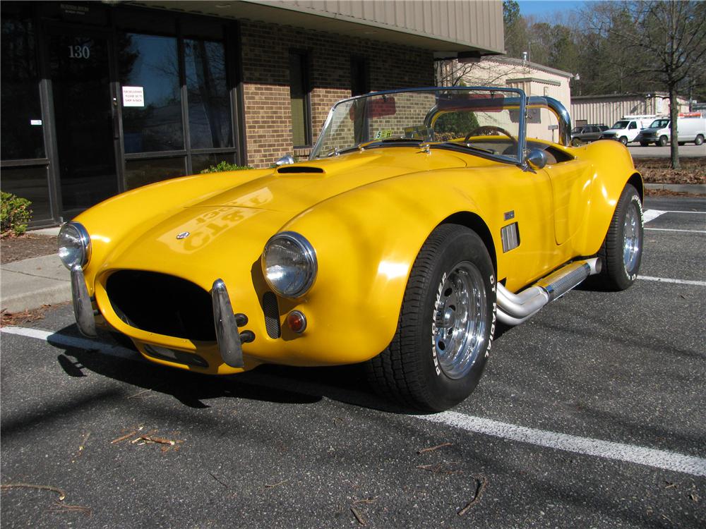 1967 SHELBY COBRA RE-CREATION CONVERTIBLE