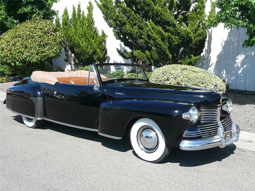 1942 LINCOLN CONTINENTAL CABRIOLET