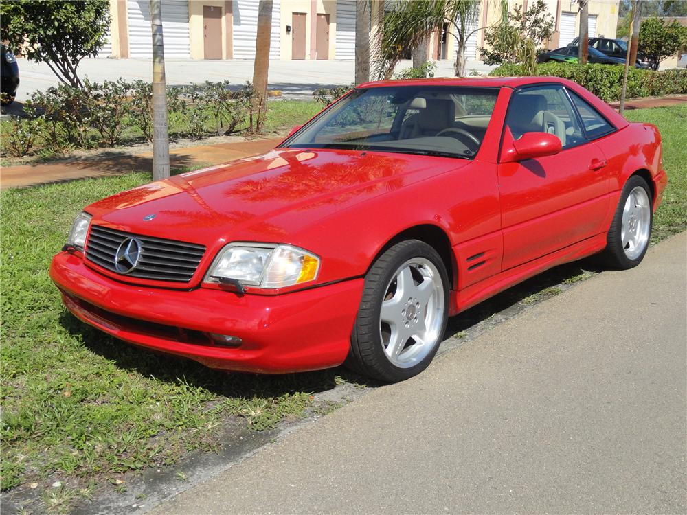 2001 MERCEDES-BENZ SL500 CONVERTIBLE