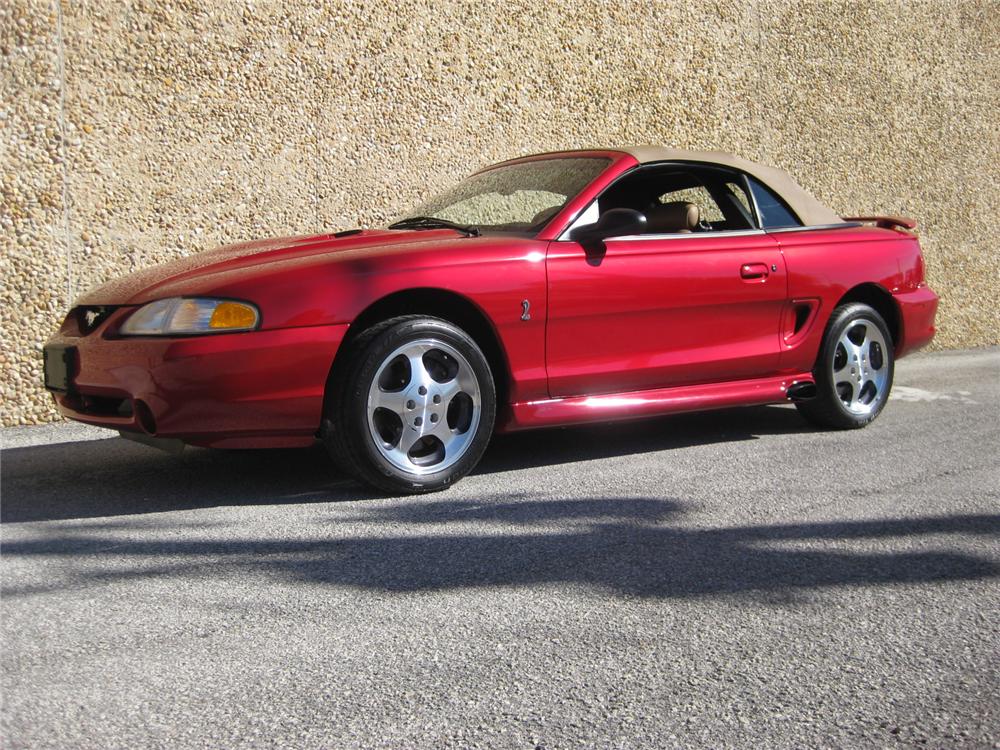 1996 FORD MUSTANG COBRA SVT CONVERTIBLE