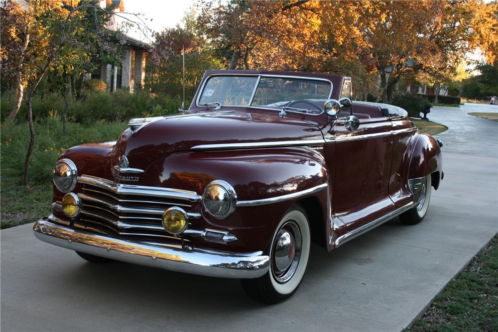 1948 PLYMOUTH SUPER DELUXE CONVERTIBLE