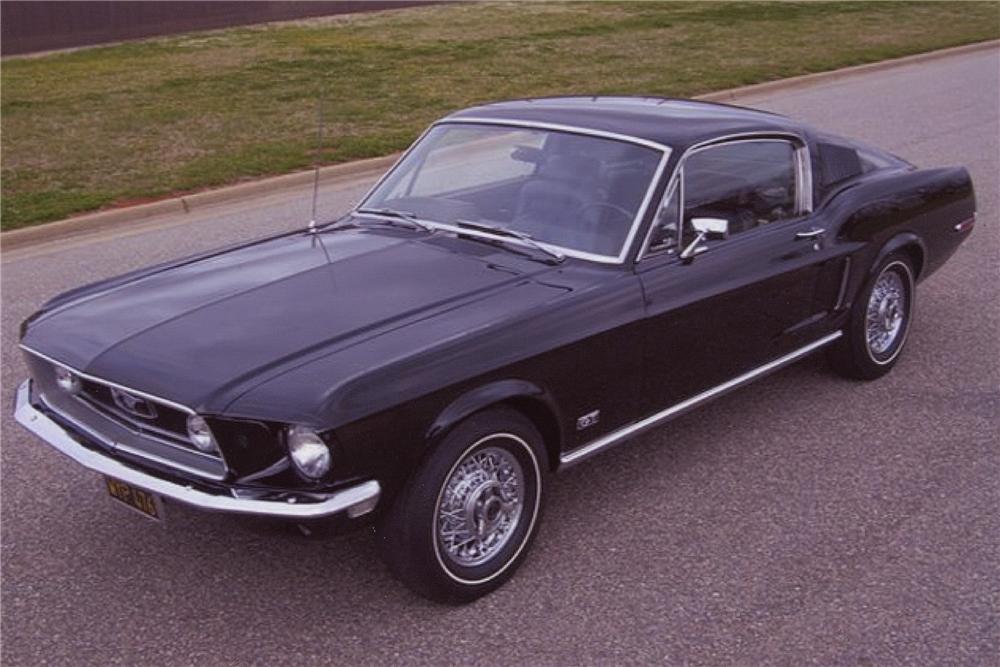1968 FORD MUSTANG GT FASTBACK on Thursday @ 07:00 PM