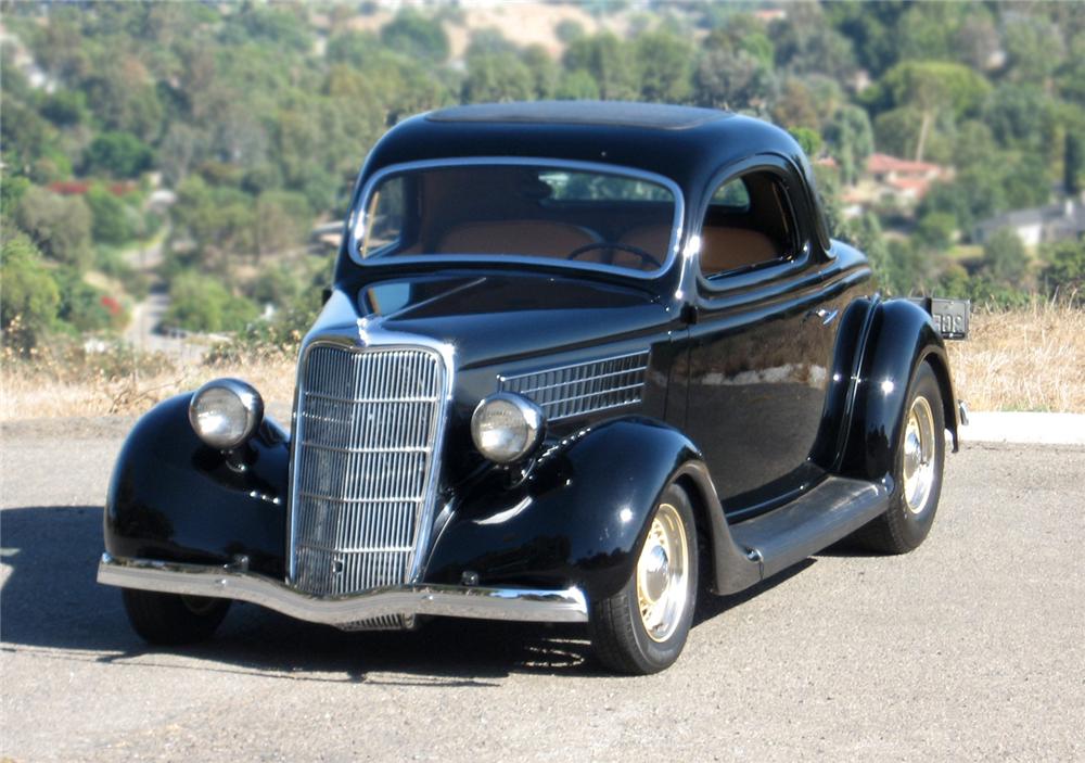 1935 FORD 3 WINDOW CUSTOM COUPE