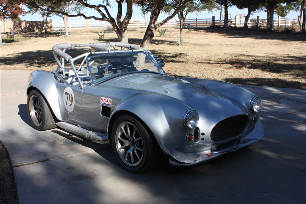 1965 FACTORY FIVE SHELBY COBRA RE-CREATION ROADSTER RACE CAR