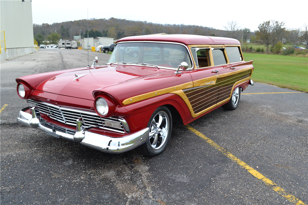 1957 FORD COUNTRY SQUIRE CUSTOM WOODY WAGON