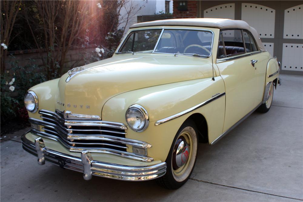 1949 PLYMOUTH SPECIAL DELUXE CONVERTIBLE