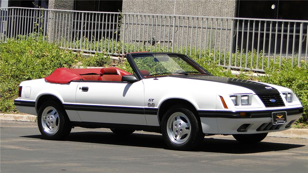 1984 FORD MUSTANG GT CONVERTIBLE