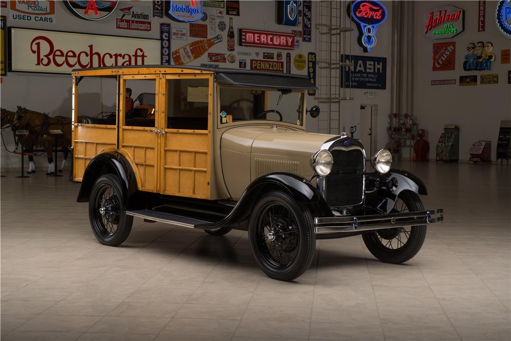 1929 FORD MODEL A STATION WAGON WOODY
