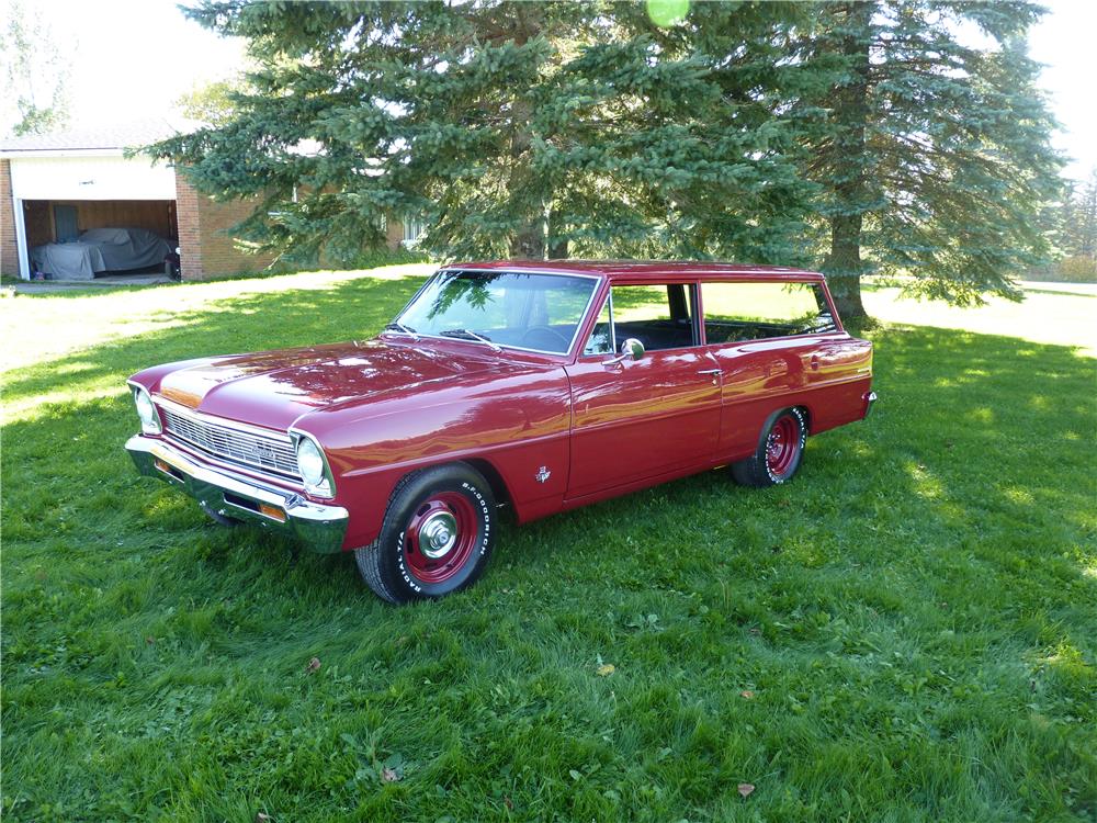 1966 CHEVROLET NOVA CUSTOM 2 DOOR WAGON