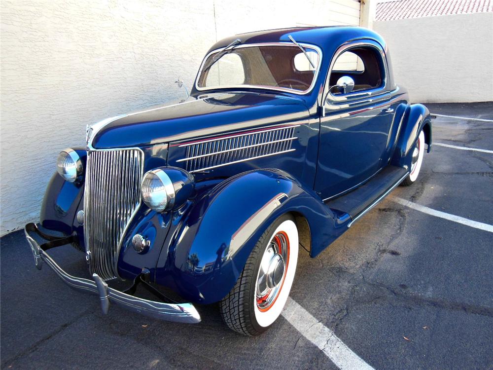 1936 FORD DELUXE 3 WINDOW COUPE