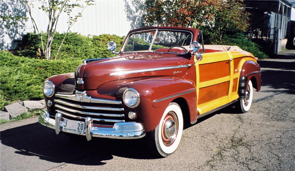 1947 FORD SPORTSMAN SUPER DELUXE CONVERTIBLE