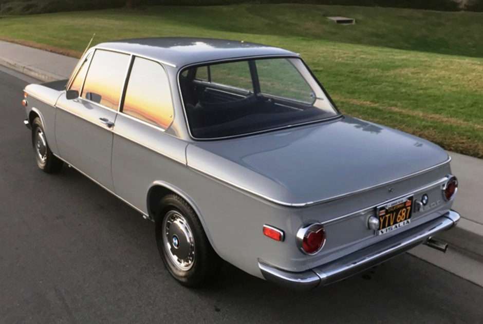 Black-Plate 1969 BMW 1600