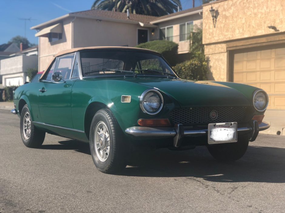 No Reserve: 1971 Fiat 124 Spider