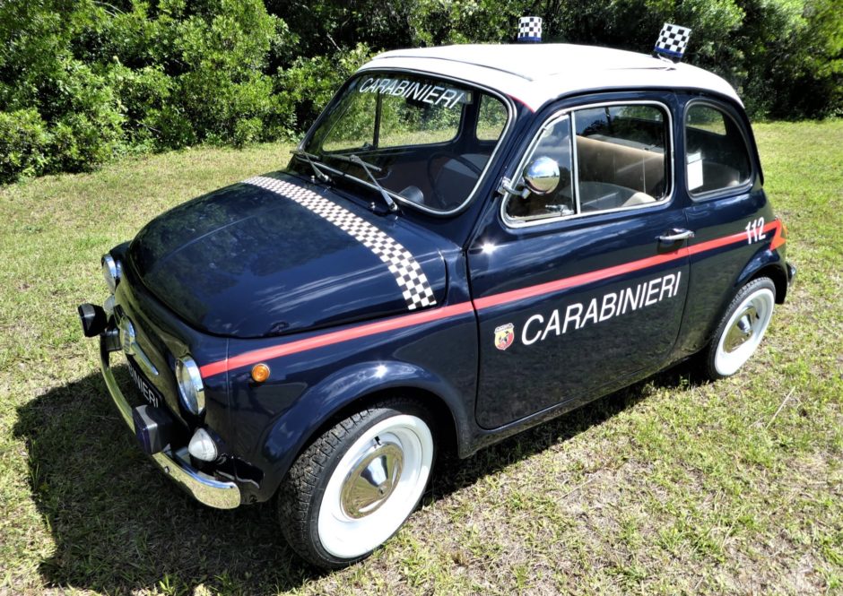 No Reserve: 1966 Fiat 500 Carabinieri