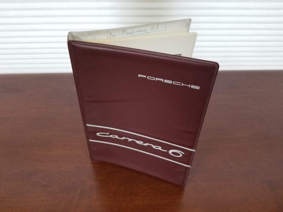 No Reserve: 1966 Porsche 906 Owner’s Manual