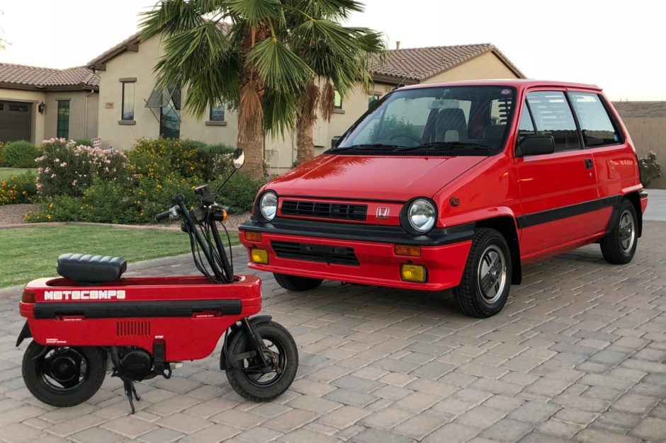 No Reserve: 1985 Honda City R w/ Motocompo