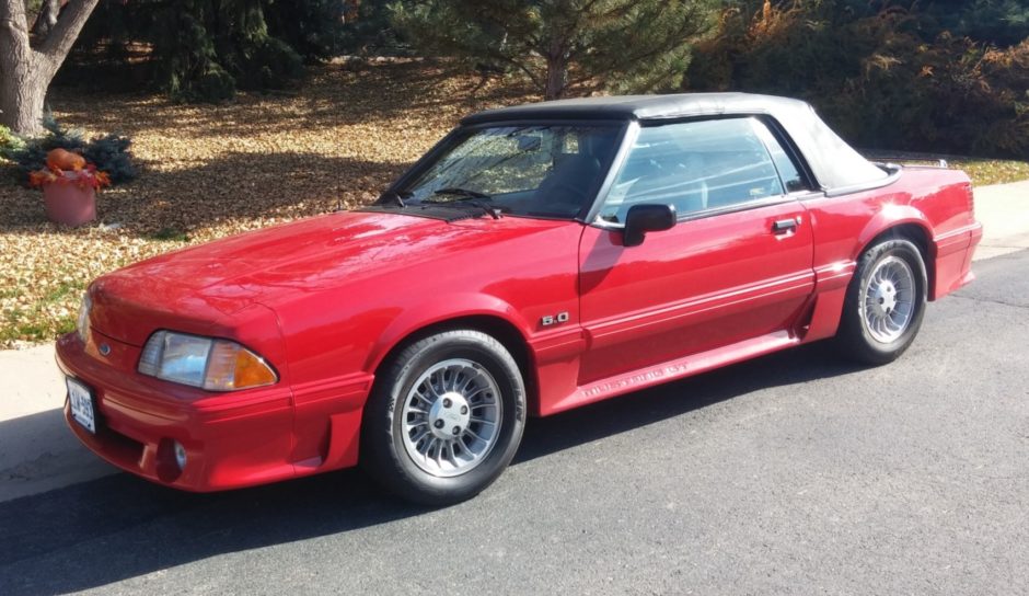 No Reserve: Original-Owner 1990 Ford Mustang GT 5.0 Convertible