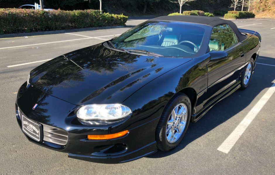 400-Mile 2002 Chevrolet Camaro Z/28 Convertible