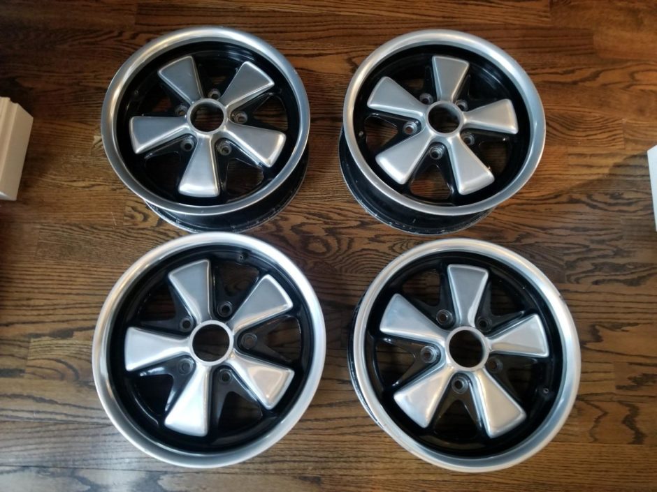 No Reserve: 1970 Porsche 15×6″ Deep Six Fuchs Wheels