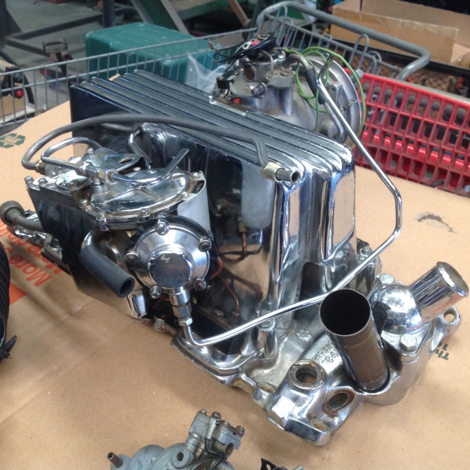 No Reserve: 1957 Chevrolet Factory Rochester Fuel Injection System