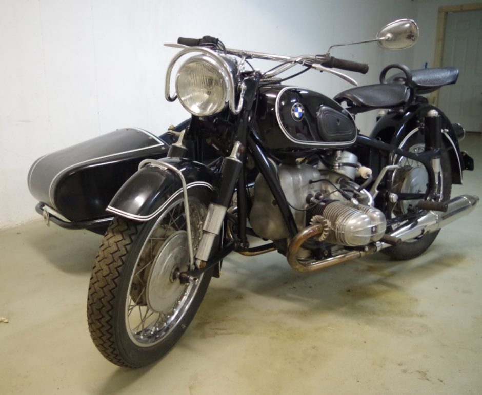 No Reserve: 36 Years-Owned 1965 BMW R69S w/Sidecar
